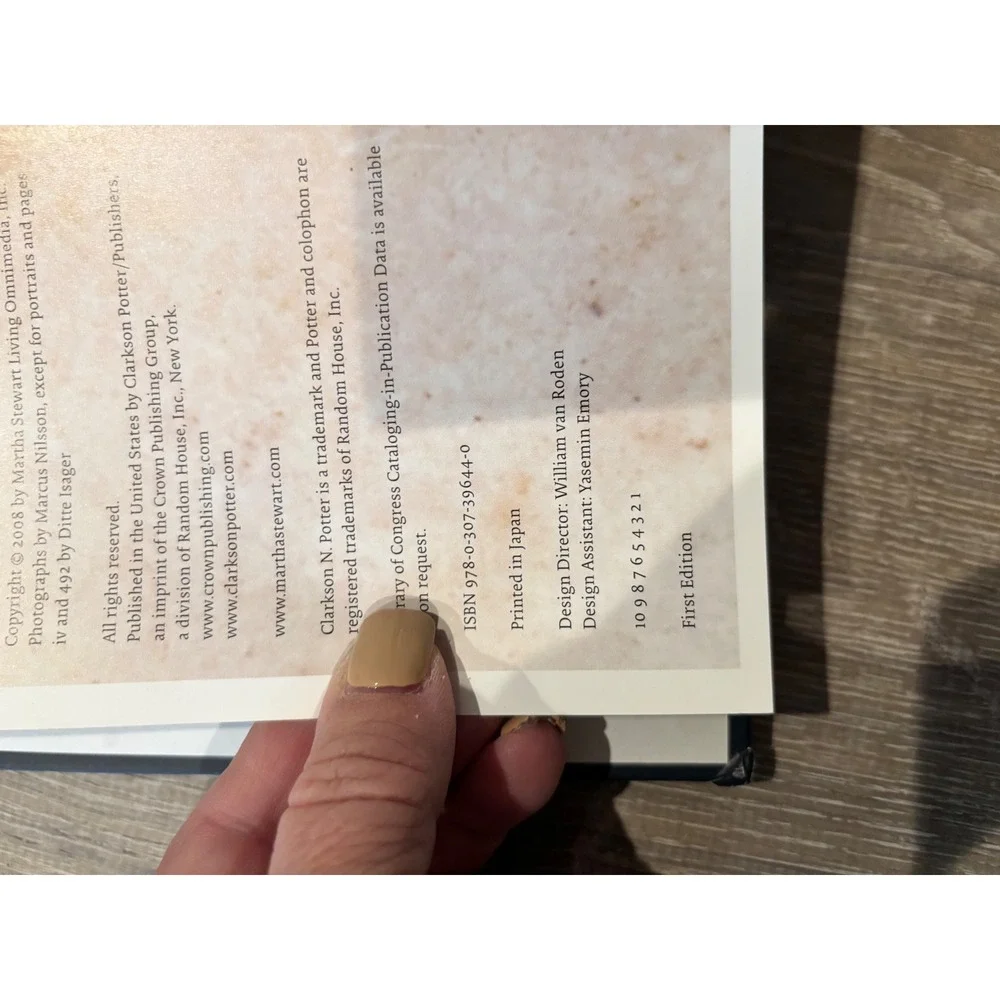 Martha Stewart's Cooking‎ School Hardcover First Edition Cookbook 2008